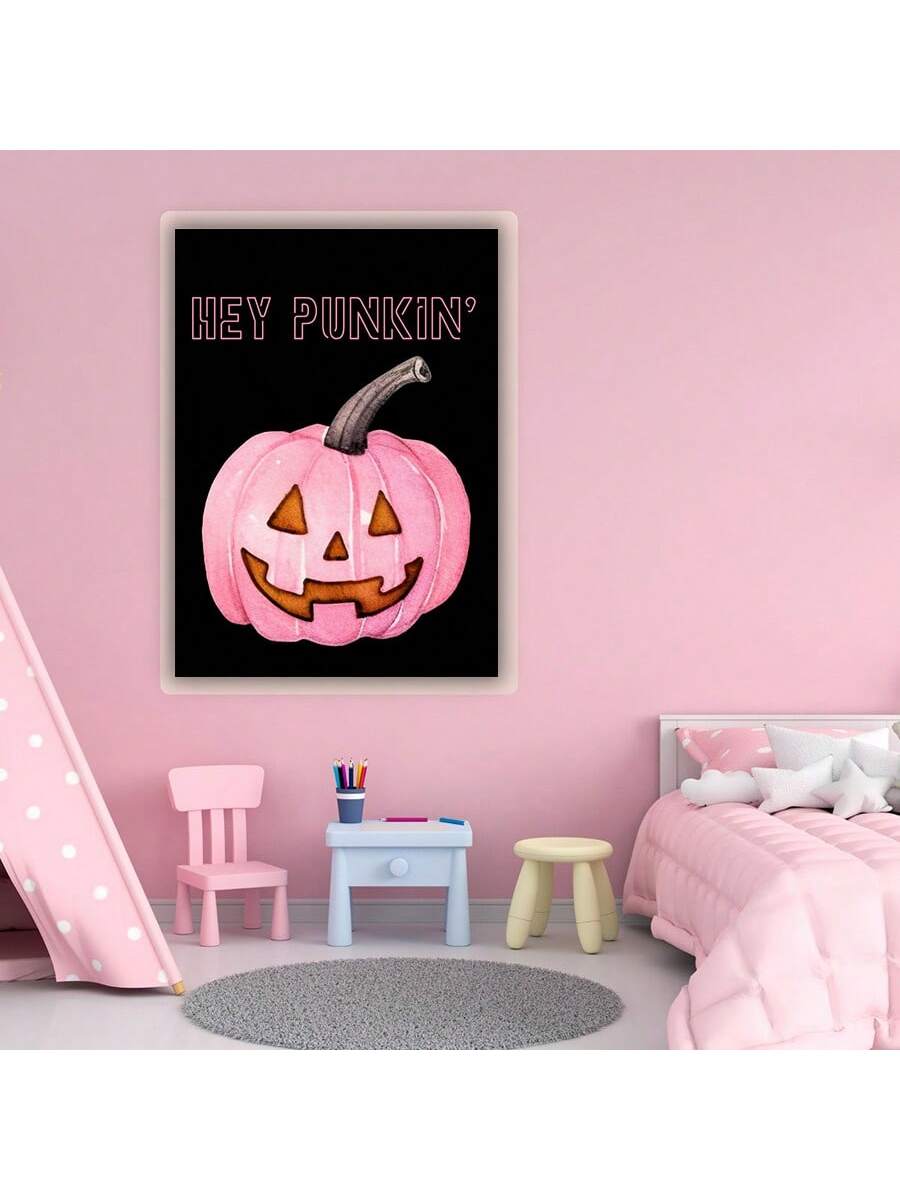 Elevate your Halloween decor with this Chic Pink Pumpkin Canvas Art, blending modern boho style with festive charm. Crafted to add a subtle yet sophisticated touch, this artwork complements any home setting, creating a warm and inviting seasonal atmosphere. Perfect for those seeking a unique and stylish alternative to traditional Halloween decorations.