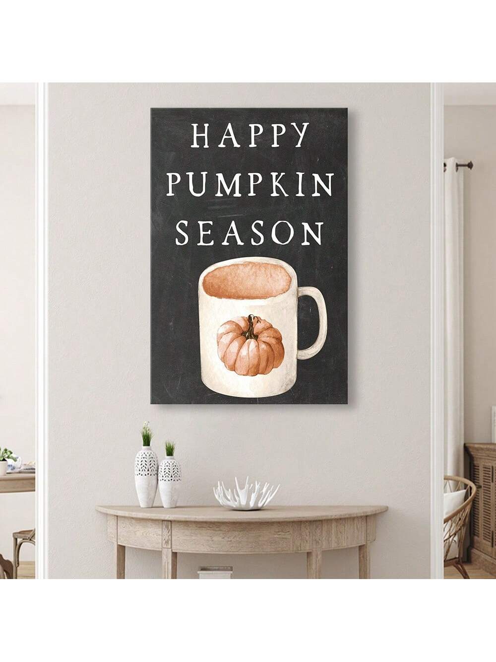 Celebrate the warmth of fall with this Rustic Autumn Pumpkin Wall Art, designed to bring cozy charm to your home. Crafted with natural textures and earthy tones, it perfectly complements seasonal decor while adding a touch of rustic elegance. Ideal for creating an inviting atmosphere, this piece enhances any living space with subtle autumnal beauty.