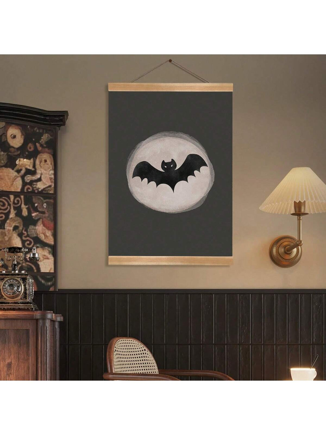 Elevate your Halloween decor with this Minimalist Halloween Bat Canvas Wall Art. Designed to blend spooky charm with simplicity, it’s perfect for kids’ rooms or haunted house themes. The clean lines and subtle design create an eerie atmosphere without overwhelming the space, making it an expert choice for tasteful seasonal decoration. Easy to print and display, this artwork adds a refined yet haunting touch to your festive setup.