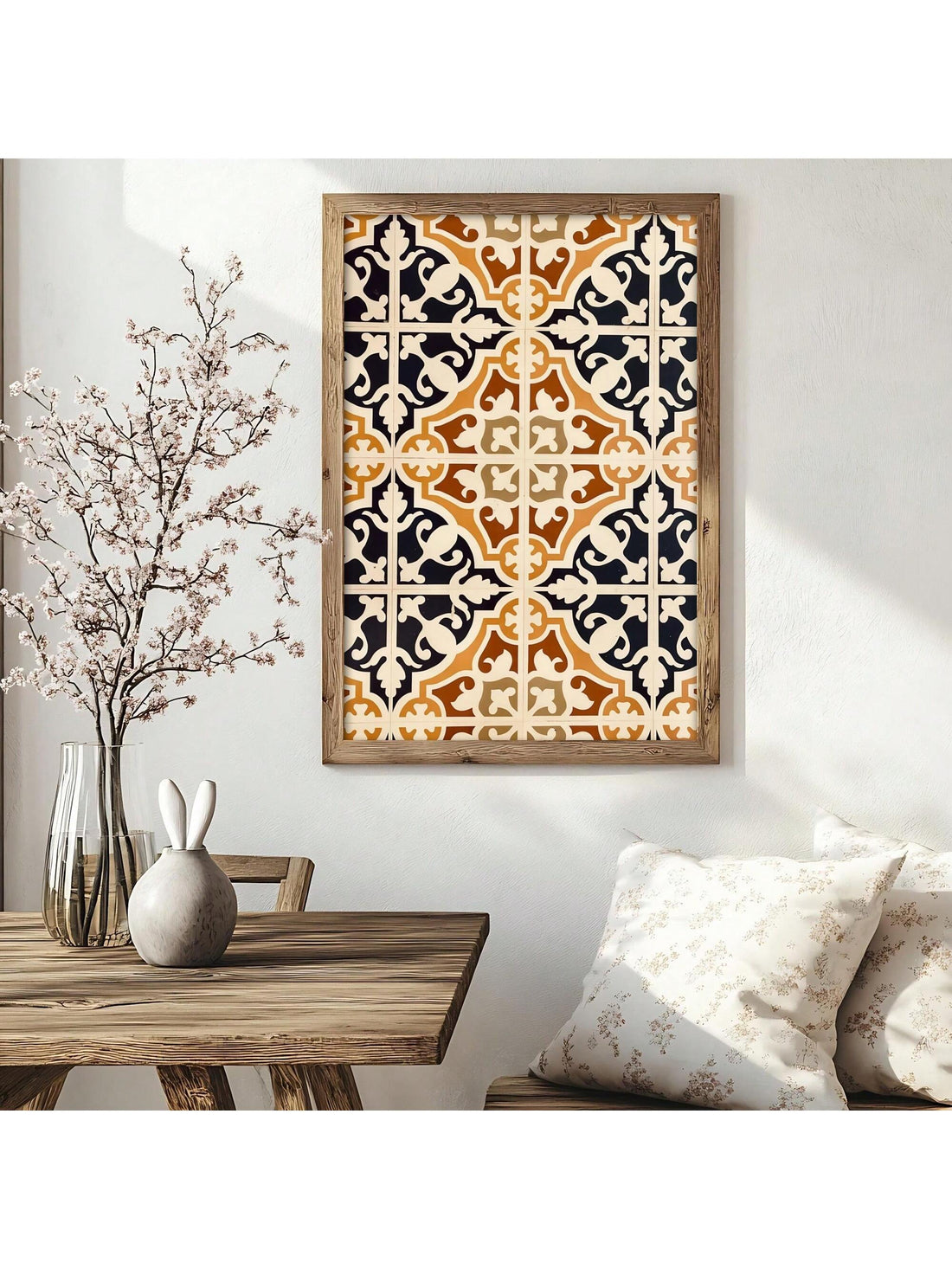 Elevate your space with this stunning abstract flower canvas art, designed to bring a modern and sophisticated touch to any home or office. The frameless design enhances its contemporary appeal, allowing the vibrant colors and dynamic composition to stand out seamlessly on your wall. Crafted with high-quality materials, this piece offers lasting durability and a striking visual impact, making it an ideal choice for those seeking refined, artistic décor that complements a variety of interior styles.