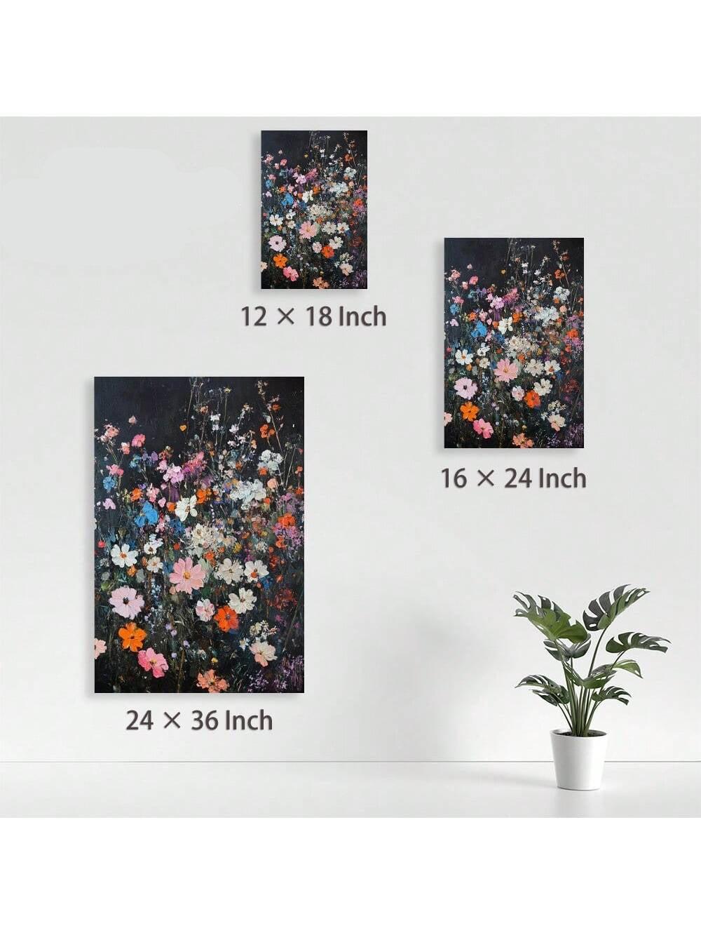 Enhance your living space with this expertly crafted aesthetic floral canvas painting, beautifully framed to complement any décor. Ideal for all occasions, this wall art adds a touch of elegance and natural charm to your home or office. Its vibrant floral design brings warmth and sophistication, making it a timeless piece that elevates any room’s ambiance effortlessly. Durable and ready to hang, it offers both style and convenience for discerning art lovers.