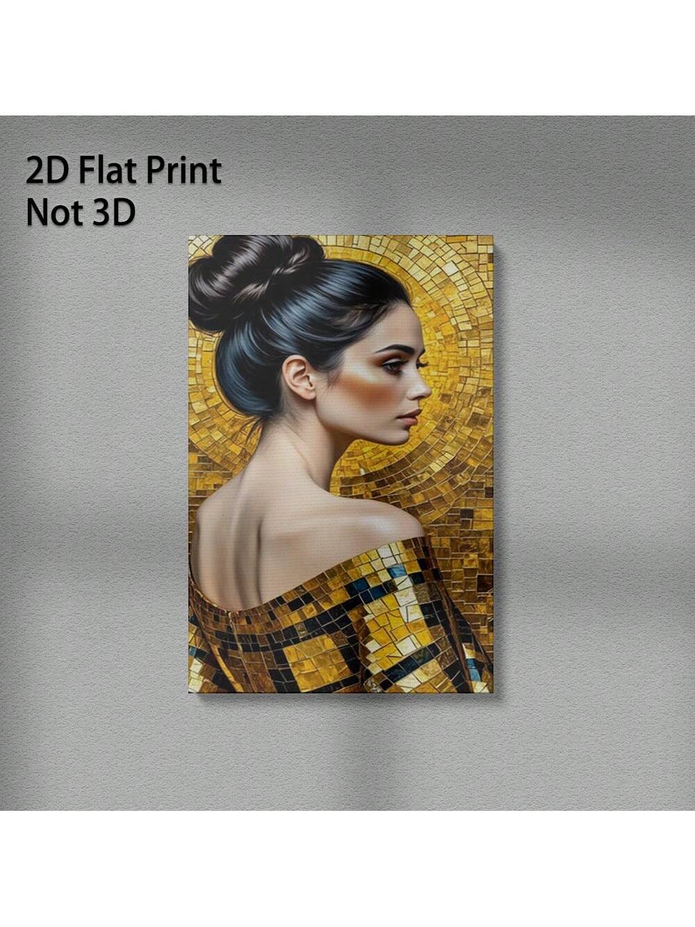 Elevate your living space with this Stunning Gold Woman Canvas Painting, expertly crafted and elegantly framed to enhance any room. The rich gold tones and refined design bring a sophisticated touch, making it an ideal centerpiece for your home or a thoughtful gift for art enthusiasts. Durable and visually striking, this artwork combines timeless beauty with quality craftsmanship.