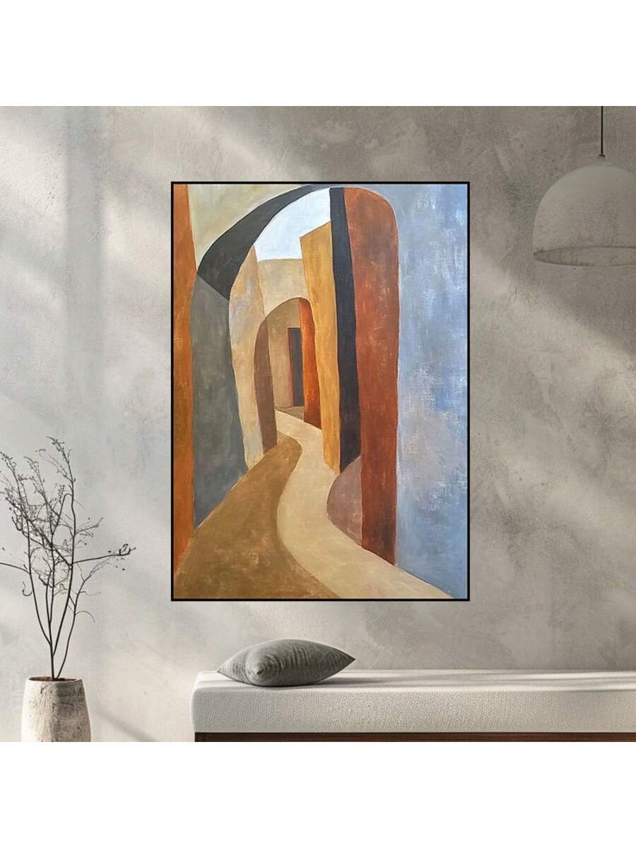 Elevate your professional spaces with this Frameless Retro Architecture Canvas Art. Featuring an abstract mural design, it adds a sophisticated, modern touch ideal for conference rooms, lobbies, and galleries. Its frameless style ensures a sleek, seamless look that complements contemporary interiors while inspiring creativity and conversation. Durable and visually striking, this piece enhances ambiance without overwhelming the environment.