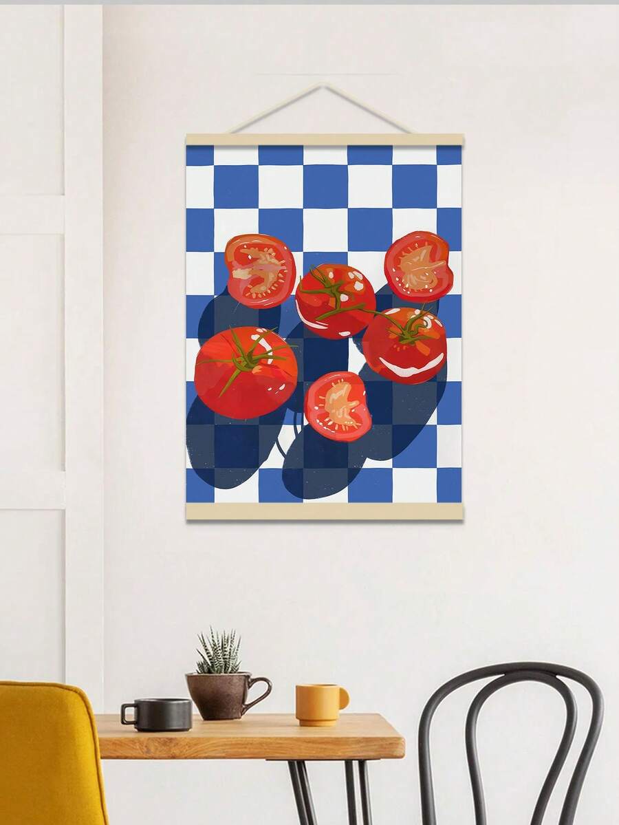 This Kitchen Is For Dancing Red Heart Quote Canvas Poster 