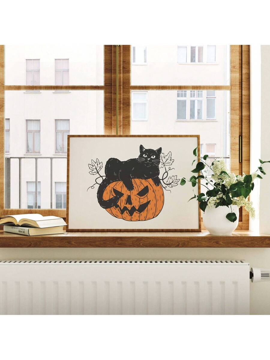 This Neutral Abstract Pumpkin Wall Art features a subtle beige palette, perfectly suited for modern minimalist interiors. Its abstract design captures the essence of fall without overwhelming your space, making it an elegant addition to any room. Ideal for thoughtful gifting, this print brings seasonal warmth and sophistication to your decor with understated style.