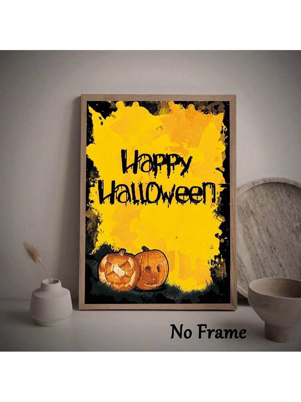 Elevate your fall decor with this Spooky Halloween Quotes Canvas Wall Art, expertly designed to capture the essence of the season. Featuring hauntingly charming quotes, this canvas adds a festive touch to any room, enhancing your holiday spirit. Crafted for durability and vivid display, it’s an ideal choice for those seeking to blend seasonal ambiance with stylish home decoration. Perfect for creating a warm, inviting atmosphere throughout the Halloween season.