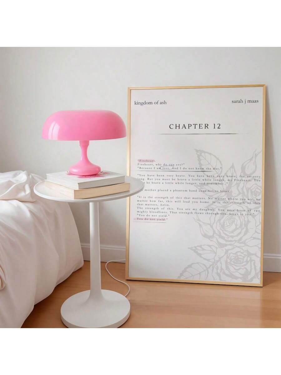 Bring literary inspiration into your space with this striking minimalist canvas print featuring an iconic quote from Throne of Glass. Designed for devoted book lovers, this wall art combines clean aesthetics with meaningful typography, creating a focal point that celebrates your passion for fantasy literature.