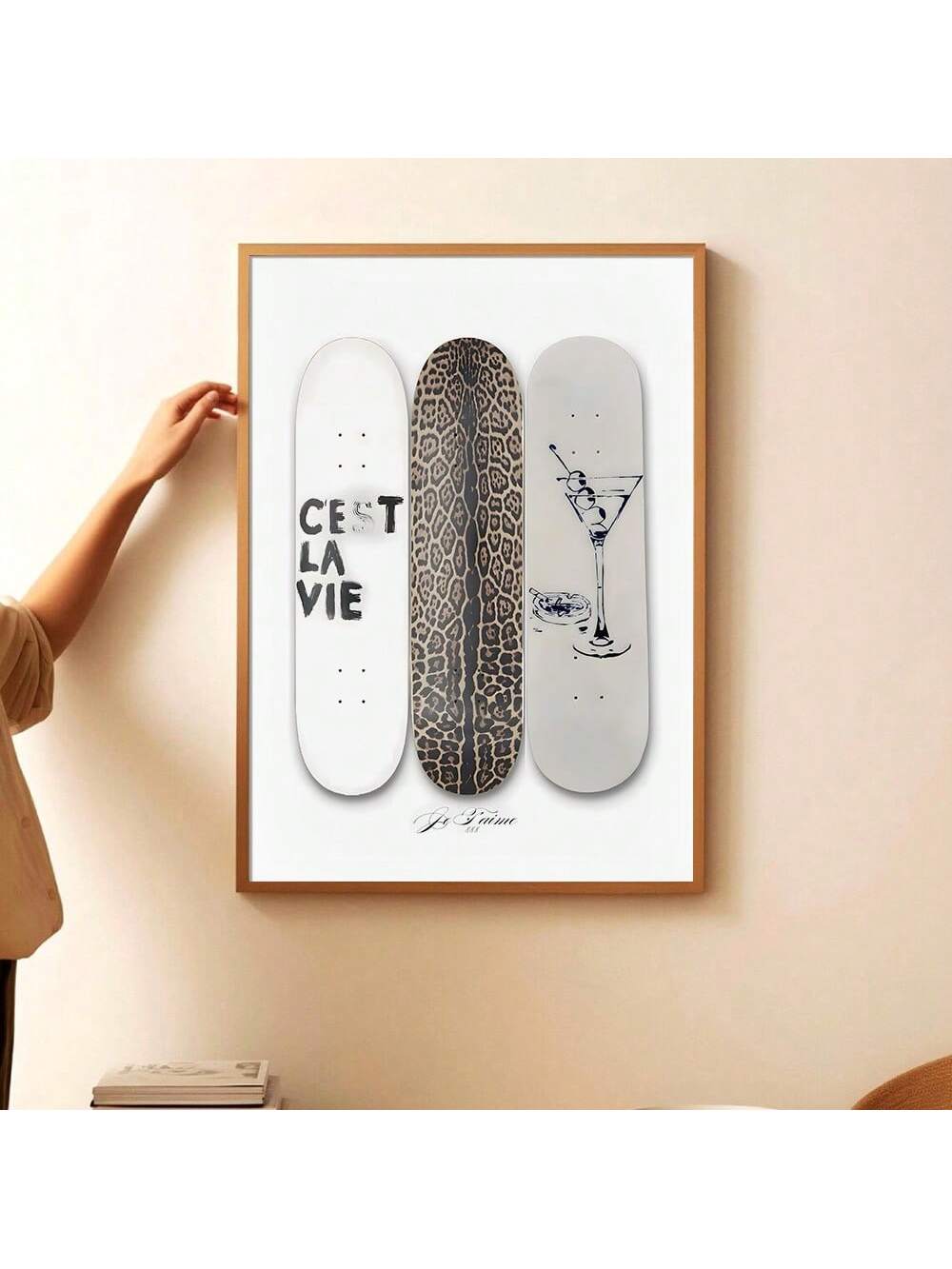 This Funky Leopard Skateboard Canvas Art blends Y2K-inspired black and white design with a dynamic skateboard theme, making it an ideal statement piece for college dorms and contemporary living spaces. Crafted on high-quality canvas, it offers sharp visuals and durability, enhancing any room with a bold, urban edge that reflects youthful energy and modern aesthetics