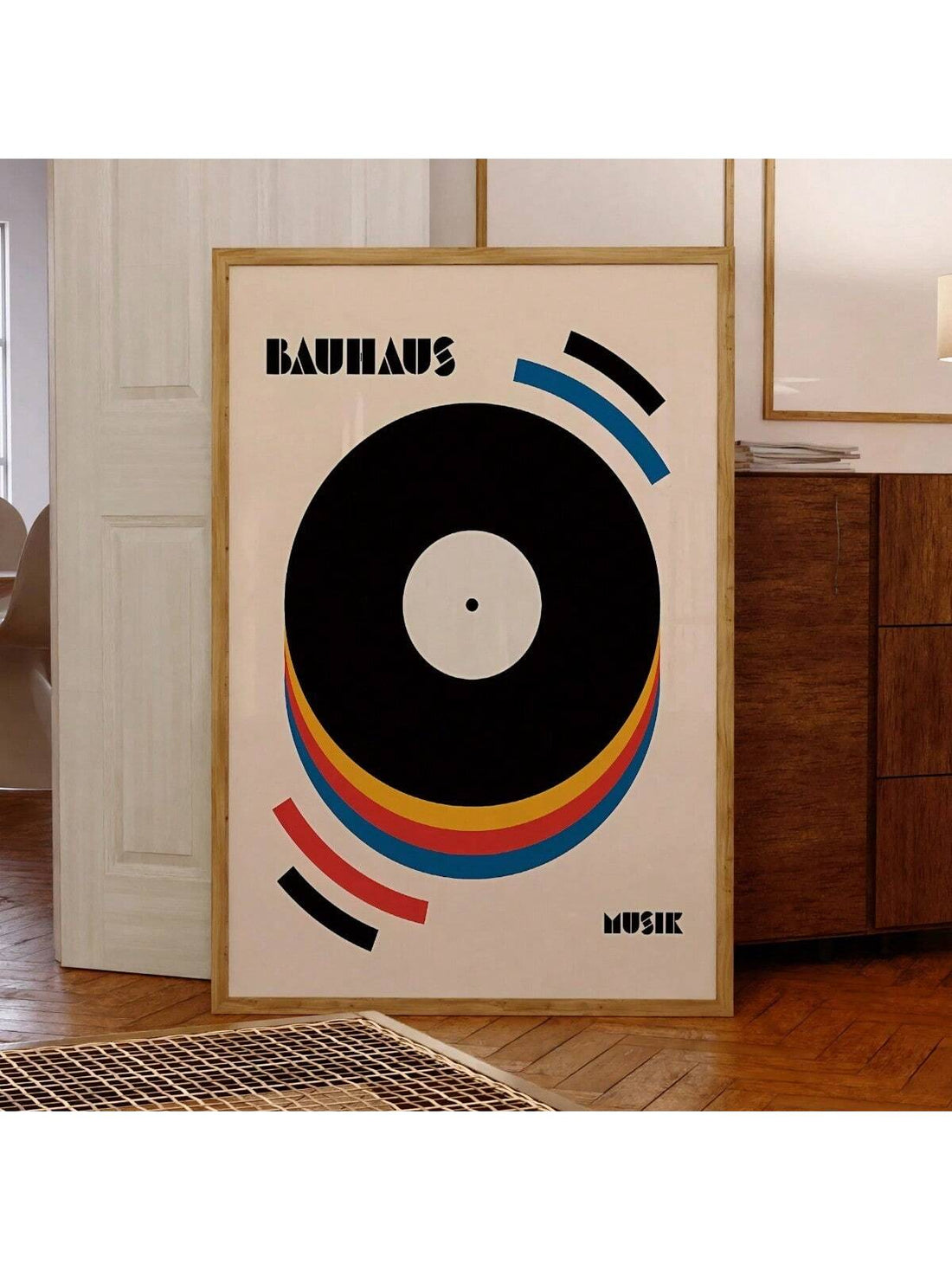 This vintage abstract Bauhaus canvas art print captures the essence of modernist design with bold geometric forms and timeless color harmony. Its minimalist style adds a sophisticated, artistic touch to any space, making it an ideal choice for elevating your fall home decor. Crafted for durability and visual impact, this piece seamlessly blends vintage charm with contemporary flair, enhancing both classic and modern interiors. Perfect for collectors and design enthusiasts looking to make a distinctive state