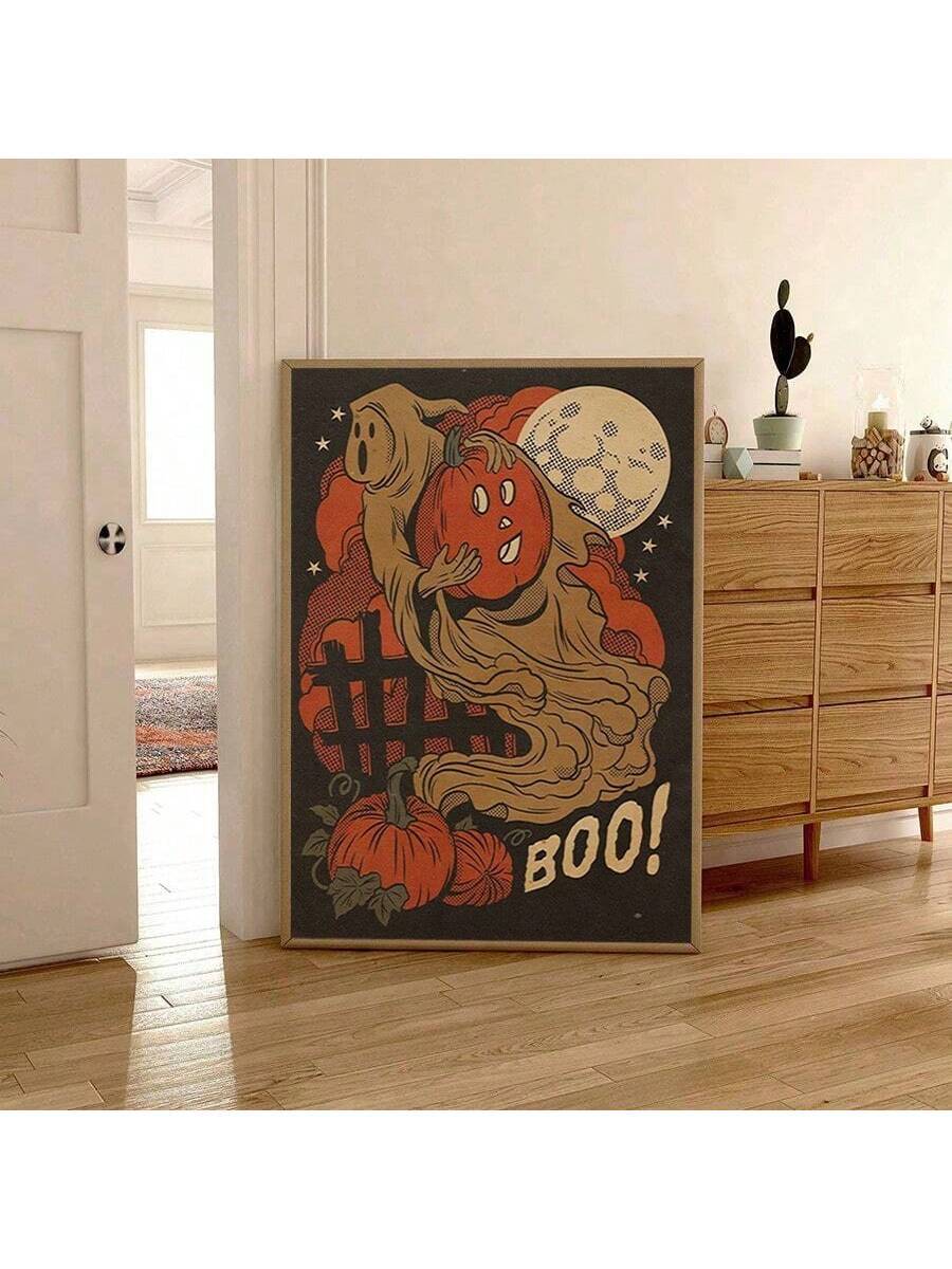 Add a touch of vintage charm to your space with this Whimsical Halloween Cat on Pumpkin Wall Art. Ideal for bedrooms and dorms, this piece blends nostalgic Halloween imagery with playful design, creating a cozy yet spooky atmosphere. Its classic style makes it a timeless addition to your seasonal decor, perfect for those who appreciate subtle, expert-crafted holiday accents.