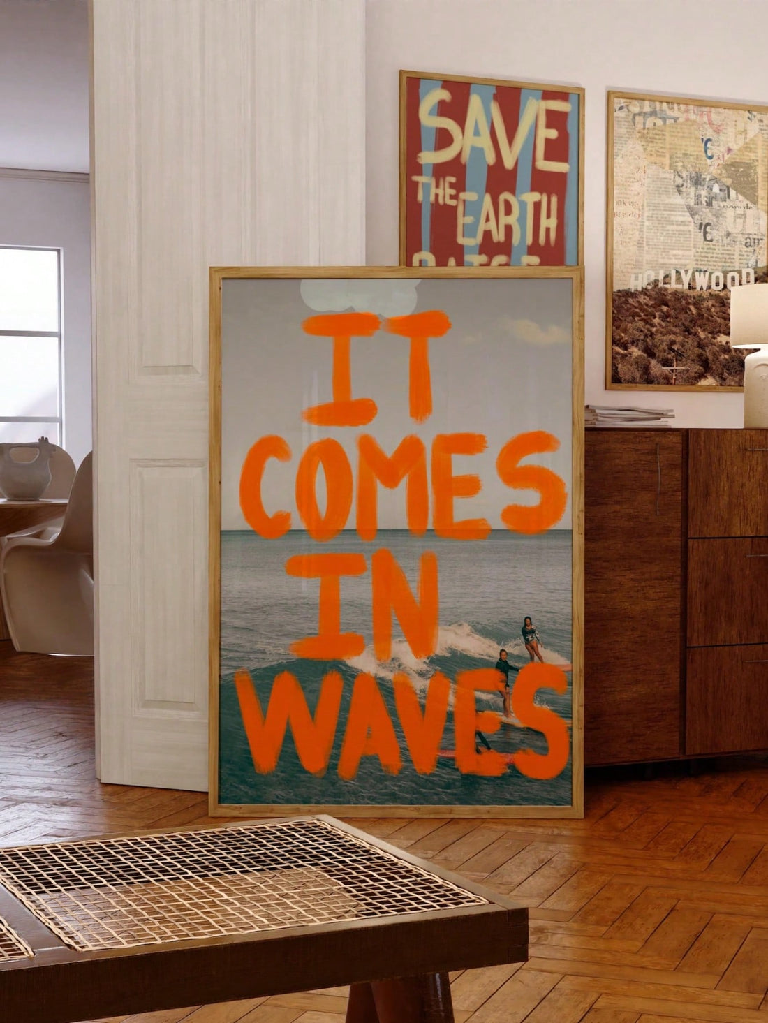 Capture the dynamic energy of the ocean with the Frameless Surf's Up Wave Rider Wall Art. This coastal-themed canvas print delivers vibrant beach vibes, making it a perfect statement piece to elevate dorm rooms or any space in need of a laid-back surf-inspired atmosphere. Its frameless design ensures a modern, seamless look that highlights every wave’s detail and movement. Ideal for those who appreciate the thrill of the surf and want to bring the calming essence of the seaside indoors.