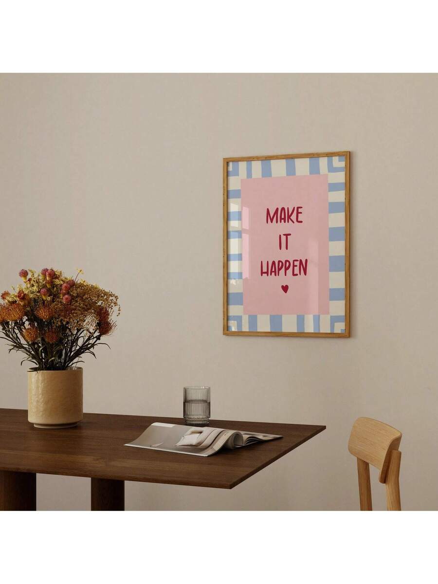 Elevate your space with the Retro Pink Checkerboard Wall Art, blending vintage charm with handwritten typography for a unique aesthetic. Perfect for bedrooms, dorm rooms, or party settings, this poster adds a nostalgic yet stylish touch. Its soft pink tones and classic checkerboard design create a warm, inviting atmosphere while showcasing artistic flair. Ideal for those who appreciate retro-inspired decor with a modern twist.