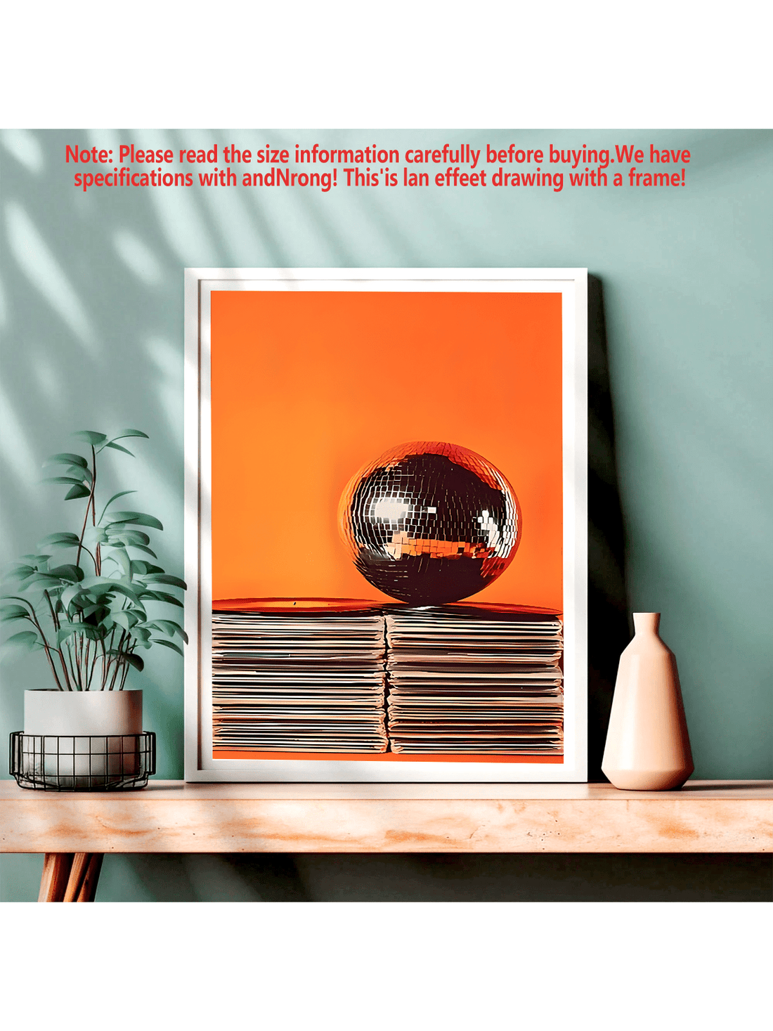 Elevate your space with this Vintage Disco Ball Vinyl Record Canvas Art Print, featuring a striking bold orange palette. Perfect for home, office, or café settings, this art piece combines retro music culture with modern design, adding vibrant energy and a nostalgic touch to any environment. Crafted for durability and visual impact, it’s an ideal choice for those seeking to inspire creativity and conversation through distinctive wall decor.