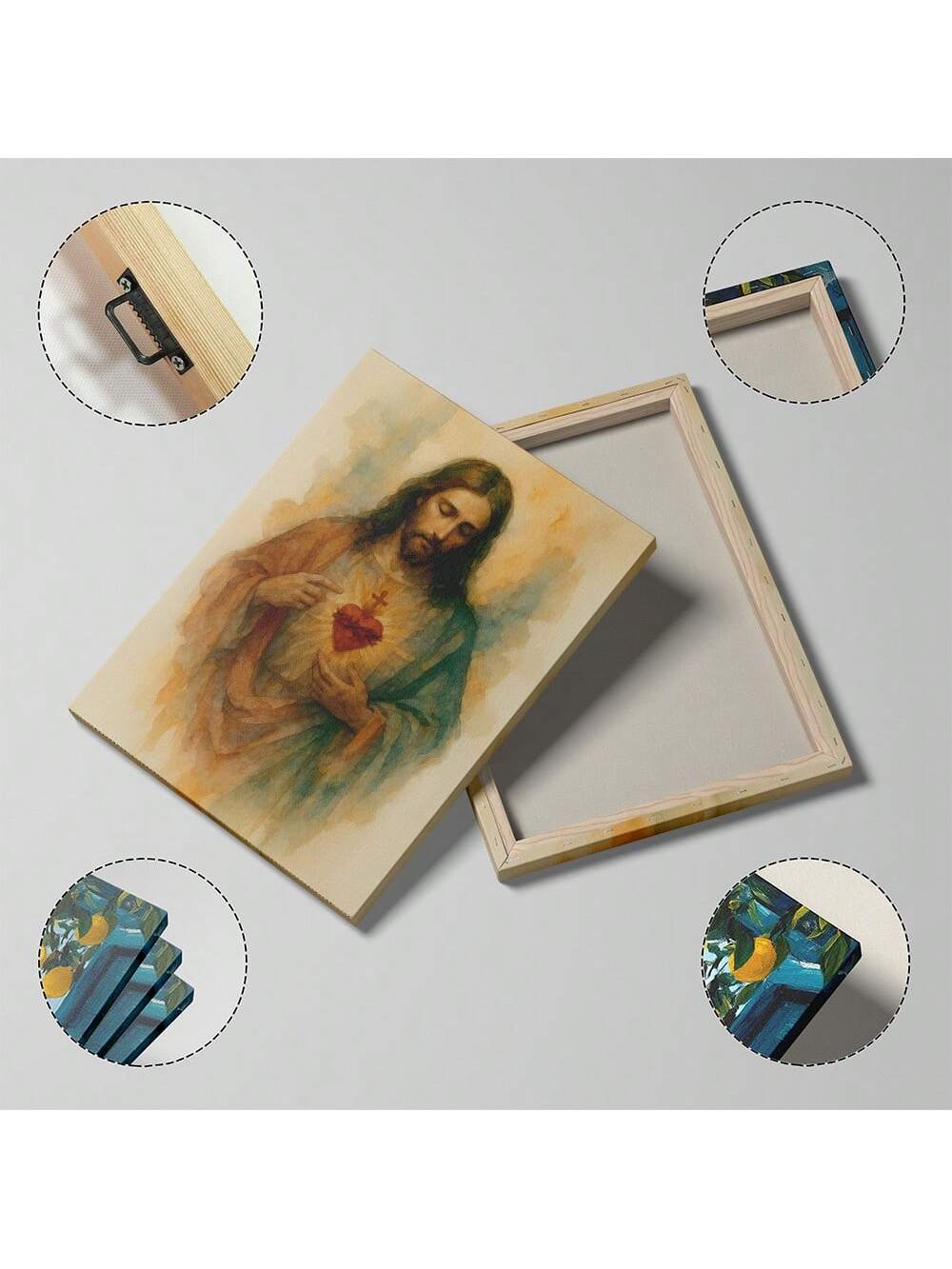 Elevate your living space with this Elegant Sacred Heart of Jesus Wall Art, a refined piece of Christian decor that blends spiritual inspiration with sophisticated design. Crafted to serve as a meaningful focal point, this artwork reflects devotion and grace, making it ideal for any home seeking a serene and uplifting atmosphere. Its timeless imagery not only enhances your decor but also nurtures faith and contemplation in daily life.