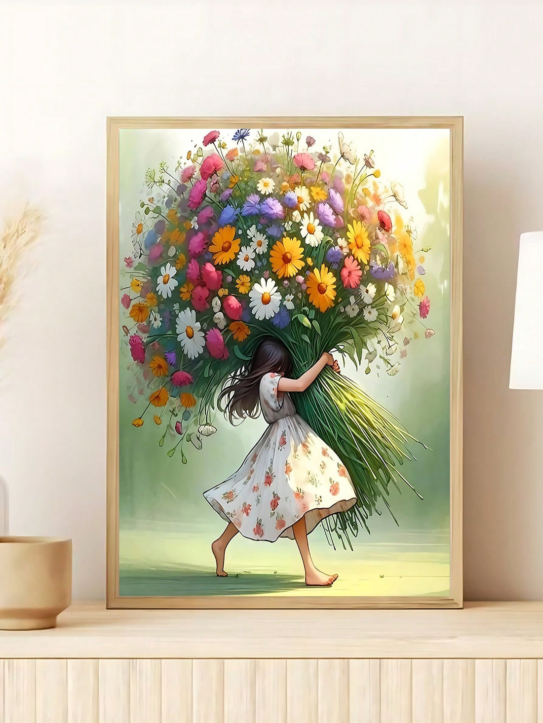 Bring warmth and character to your space with this striking wildflower canvas art. Featuring botanical illustrations rendered in soft, earthy tones, this piece captures the essence of rustic charm and natural beauty. 