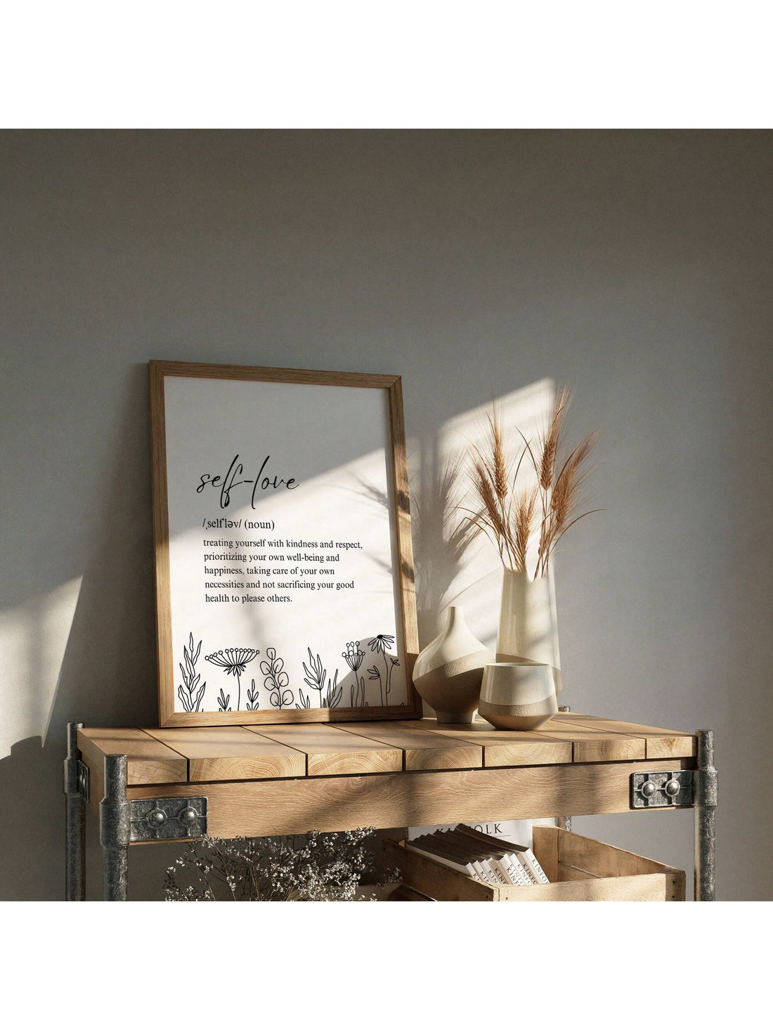 Elevate your space with our Minimalist Self-Love Canvas Art Prints, designed to inspire and promote mental well-being. Perfect for bedrooms, living rooms, or offices, these prints combine subtle design with powerful messages to encourage self-care and positivity. Crafted to complement any decor, they serve as daily reminders to nurture your mental health in a stylish, unobtrusive way.