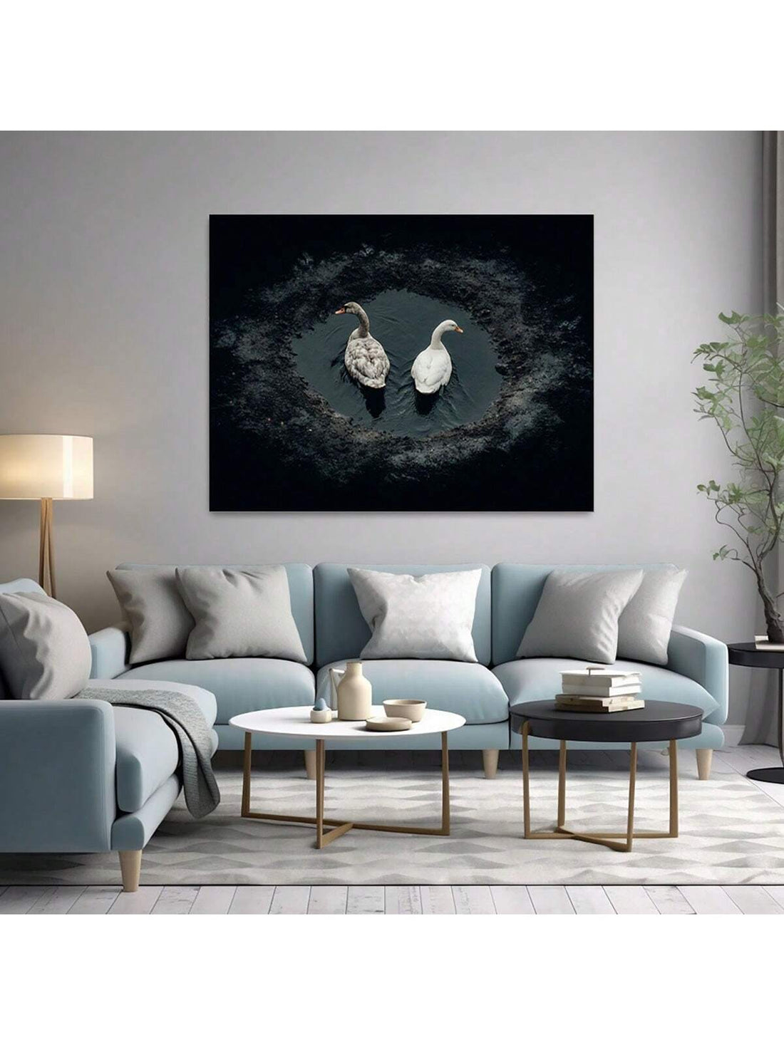 Elevate your living space with this Elegant Framed Vintage Swan Wall Art. Featuring a timeless black and white canvas print, it captures the graceful beauty of a swan in classic vintage style. Perfectly framed, this piece adds sophistication and a serene focal point to any room, blending seamlessly with various decor styles. Ideal for those seeking refined home accents that combine artistry with subtle elegance.