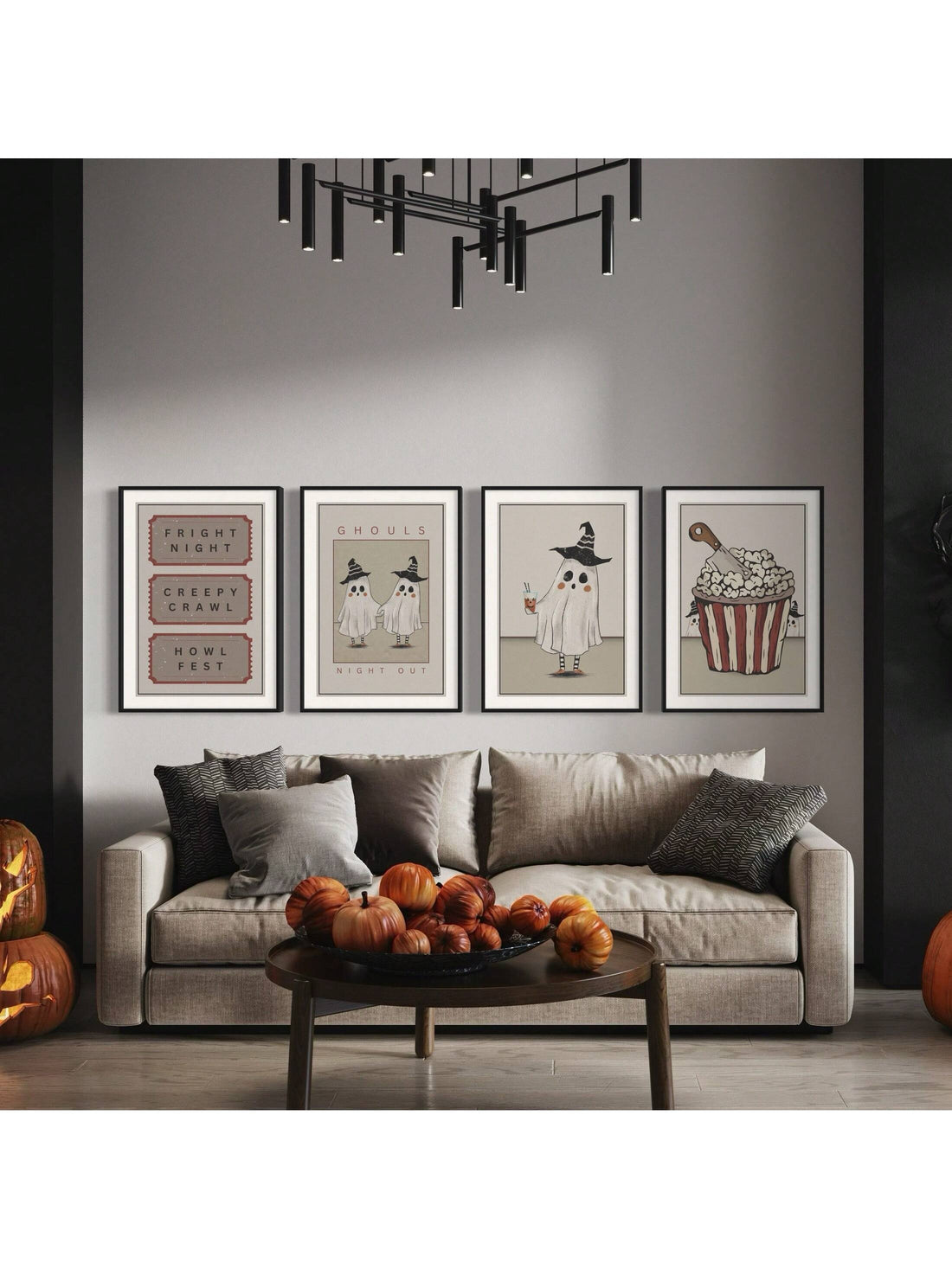 Capture the essence of autumn with the Spooky Autumn Vibes: Ghouls Night Out Halloween Canvas Wall Art. This expertly crafted piece brings together eerie charm and seasonal warmth, perfect for enhancing your home’s aesthetic this Halloween. Its striking design adds depth and character to any space, creating an inviting atmosphere for your fall gatherings or everyday decor. Durable and vibrant, this canvas ensures your spooky style remains vivid through the season.