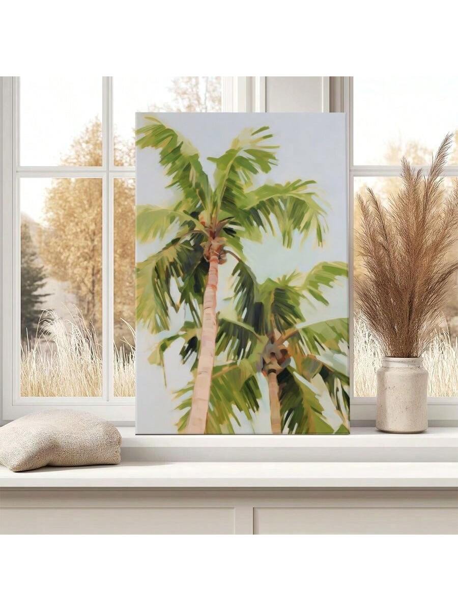 Elevate your interior with the Pastel Palm Tree Framed Canvas Print, expertly designed to bring a subtle tropical touch to your space. This abstract wall art features soft pastel hues that evoke a calming summer atmosphere, making it ideal for creating a relaxed yet sophisticated environment. Its high-quality framed canvas ensures durability and a polished finish, perfect for enhancing living rooms, bedrooms, or offices with contemporary coastal style.