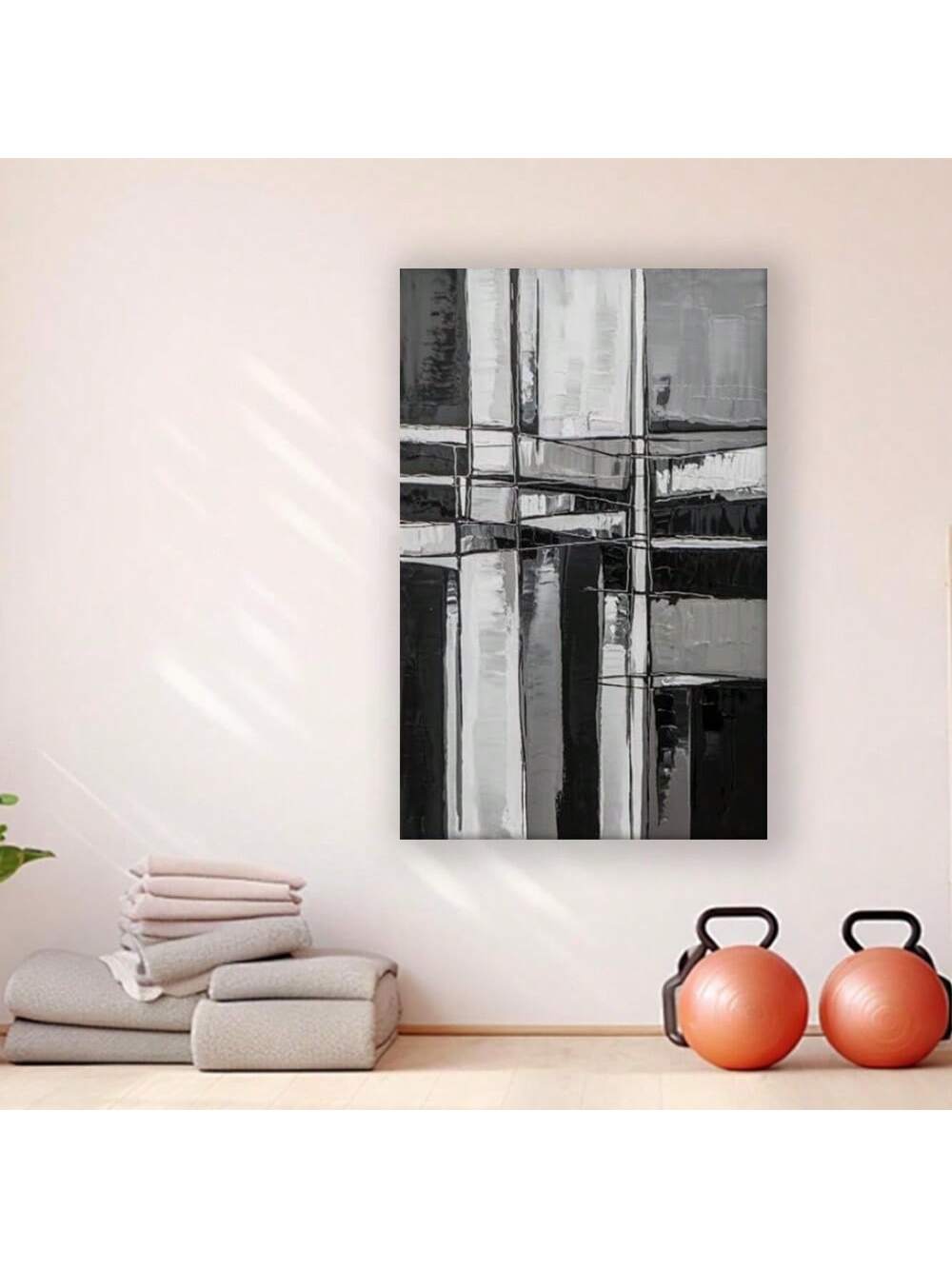 Elevate your living space with this abstract black and white line art canvas print, expertly framed to enhance any modern interior. Its minimalist design adds a sophisticated touch while the monochrome palette ensures versatile integration with various decor styles. Crafted for durability and visual impact, this piece serves as a focal point that brings subtle elegance and contemporary flair to your home.