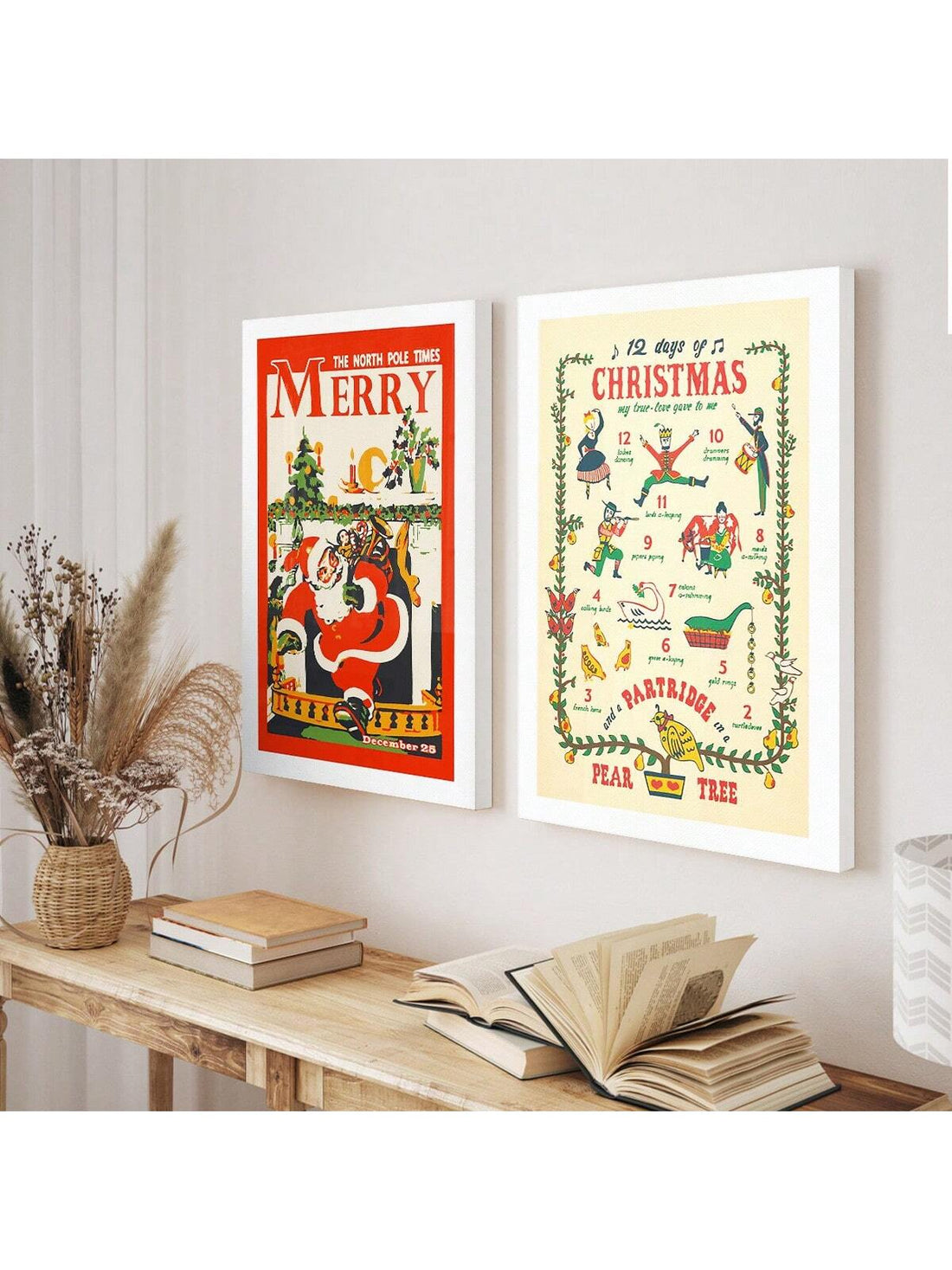 Celebrate the charm of the holiday season with Vintage Christmas Spirit Prints. These expertly crafted wall art pieces capture the timeless warmth and joy of Christmas, perfect for elevating your seasonal home decor. Each print features classic festive imagery, inviting a nostalgic atmosphere that enhances any living space with elegance and holiday cheer. Ideal for those seeking a sophisticated yet cozy holiday ambiance.