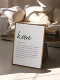 Positive quote poster shown in gallery wall decor