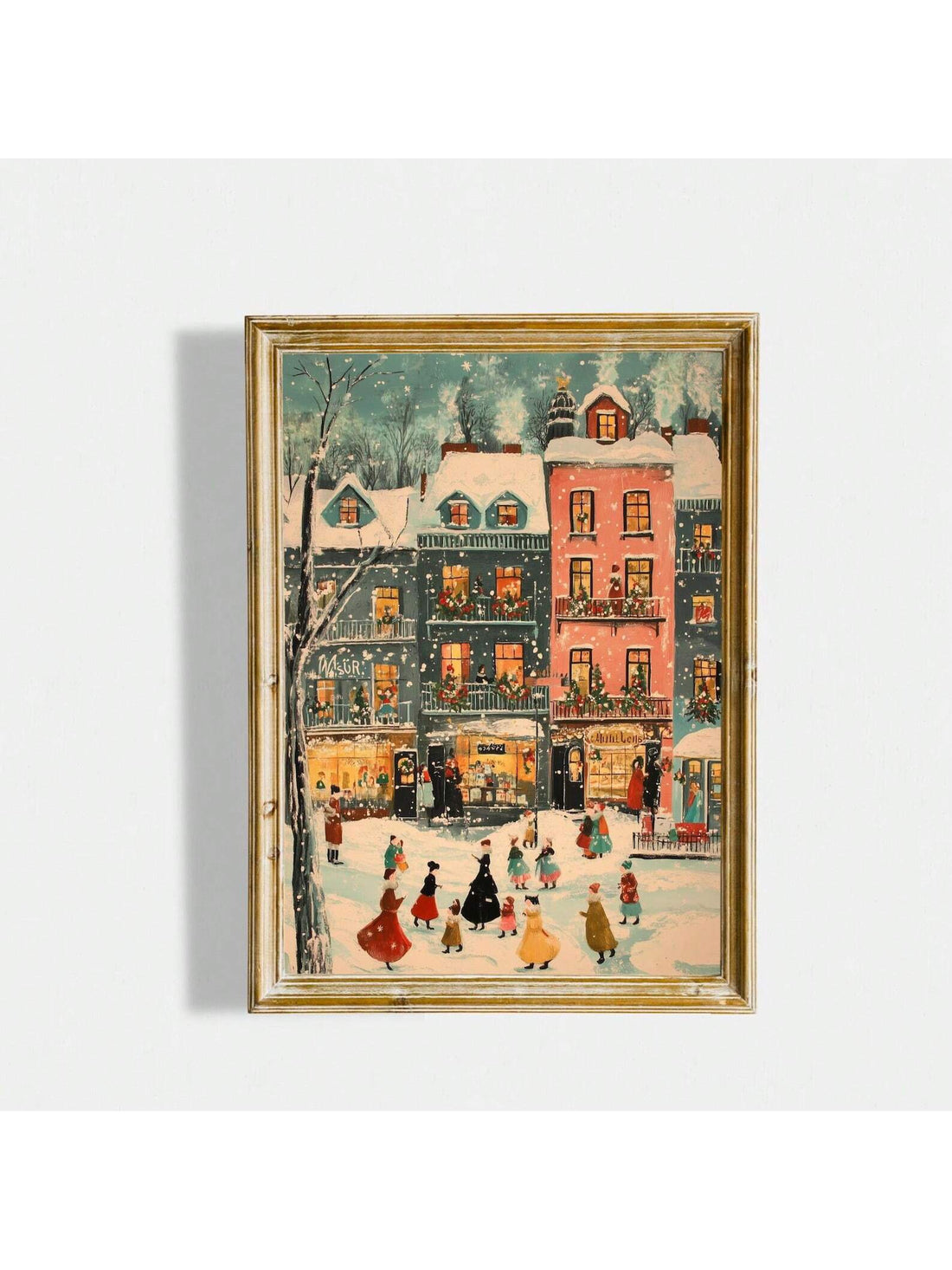 Transform your holiday space with this charming Christmas village printable wall art. Designed for farmhouse aesthetics, this festive digital download features vibrant colors and nostalgic village scenes perfect for creating seasonal ambiance. Simply download, print, and display—ideal for framing or gallery wall arrangements. Instantly elevate your home decor without the commitment of permanent installations. A versatile, budget-friendly solution for holiday decorating that captures the warmth and character