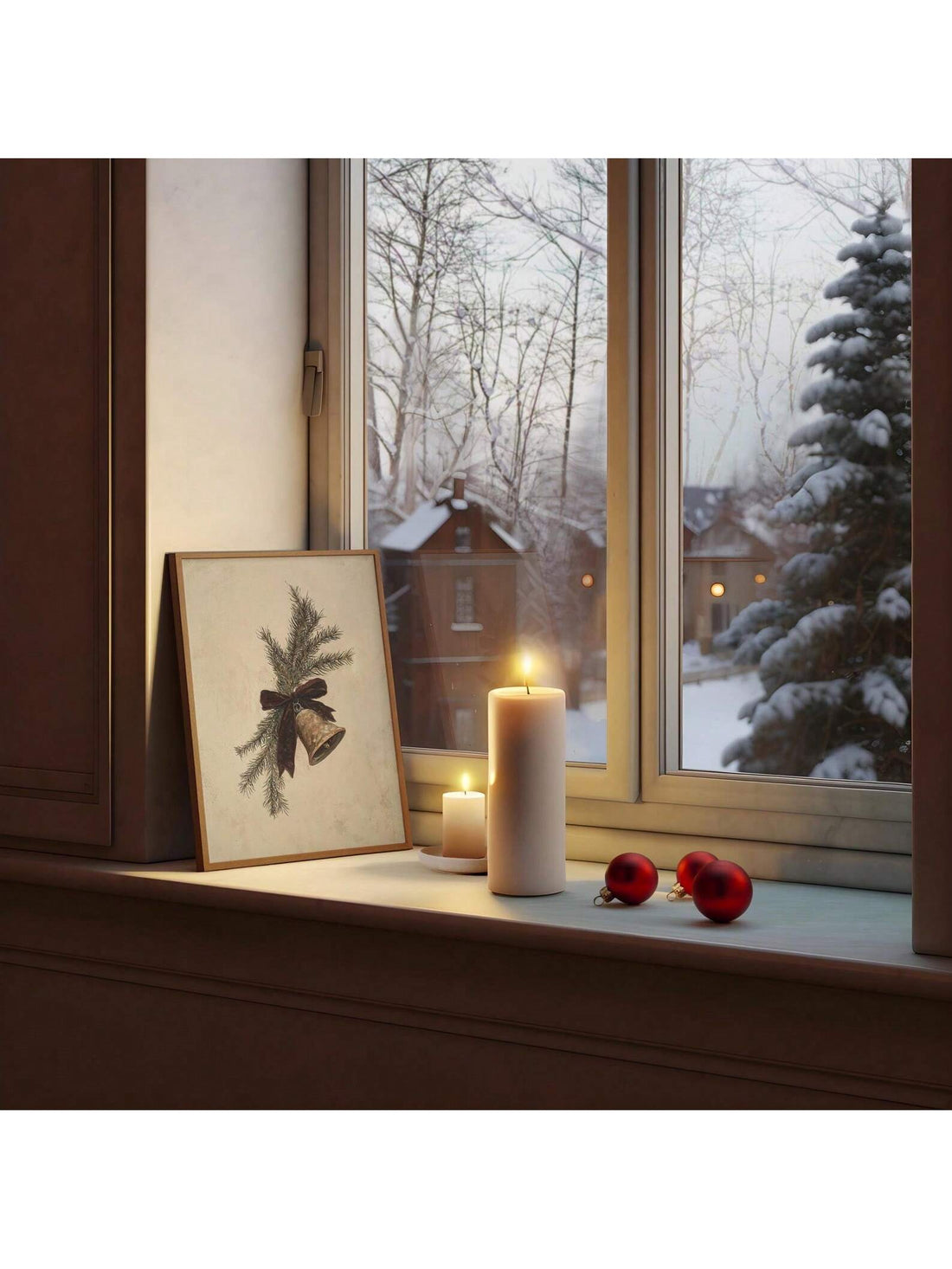 Elevate your holiday décor with this frameless rustic Christmas bell wall art, a versatile digital download perfect for modern farmhouse aesthetics. This expertly designed piece combines timeless bell imagery with contemporary minimalist styling, making it ideal for both personal spaces and thoughtful gift-giving. Simply download, print at your preferred size, and display—no framing required. The rustic charm complements existing farmhouse elements while the clean design integrates seamlessly into various i