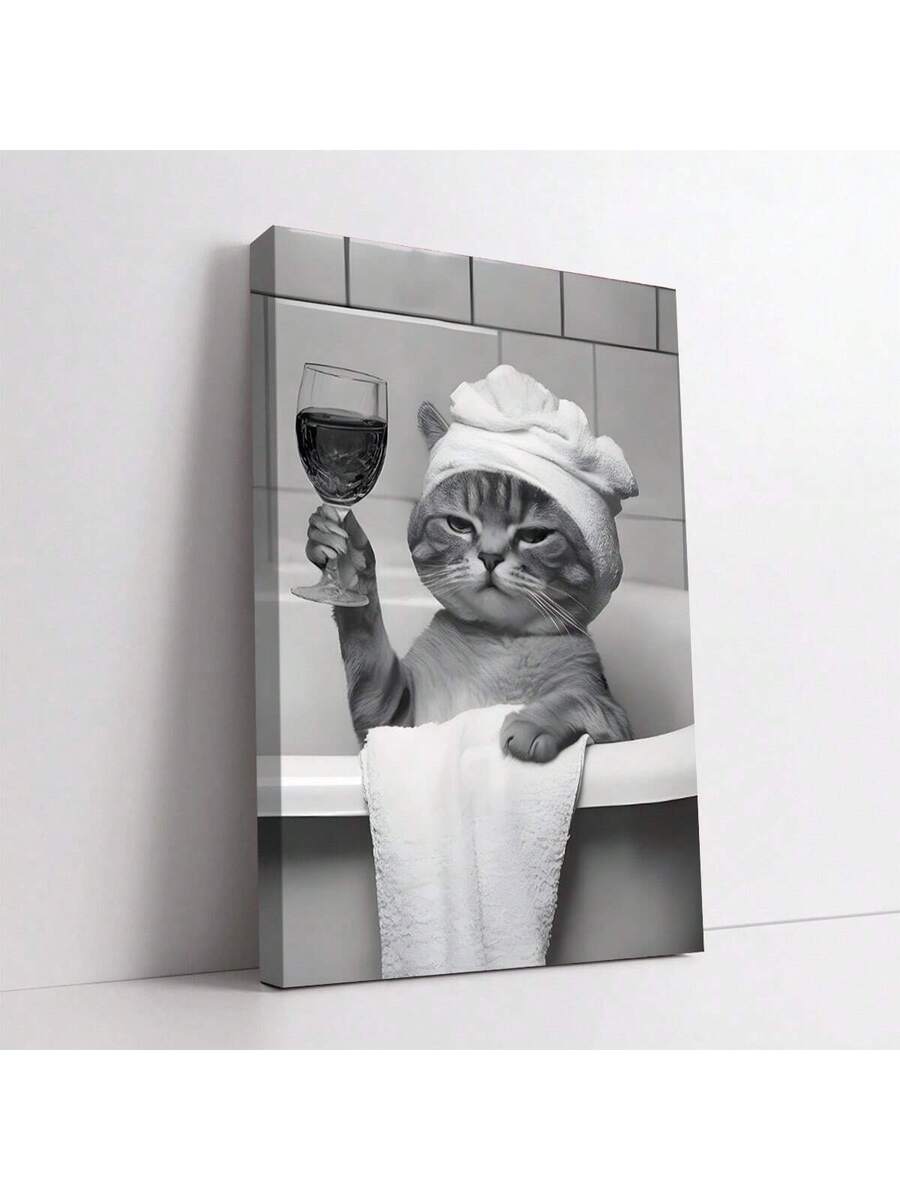 Bring timeless charm to your space with this striking vintage black cat canvas print. Expertly crafted with rich, deep tones and classic artistic styling, this piece captures feline grace with understated sophistication. The versatile design complements modern interiors while adding character to living rooms, bedrooms, or any wall that needs personality. High-quality canvas construction ensures durability and vibrant color retention for years to come.