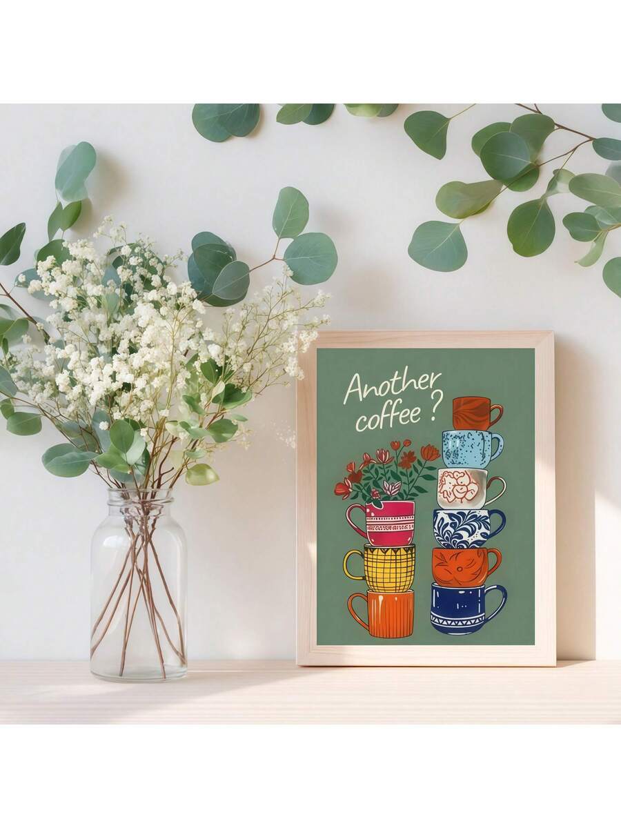 Elevate your space with this striking Modern Retro Coffee Cups Canvas Poster, a sophisticated blend of vintage aesthetics and contemporary design. Perfect for coffee enthusiasts, cafes, and anyone seeking to infuse warmth into their environment, this canvas artwork captures the charm of classic coffee culture with a modern twist. The carefully curated color palette and retro-inspired imagery create an inviting focal point that complements both minimalist and eclectic interiors. Ideal for kitchens, break roo
