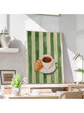 Breakfast wall decor for dining room kitchen nook or pantry with French bistro mood