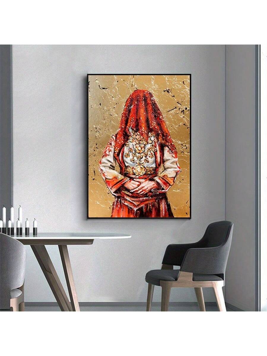 Celebrate Albanian heritage with this Vibrant Albanian Women Canvas Art, showcasing traditional attire and intricate jewelry. This modern wall decor adds cultural richness and a striking visual focal point to living rooms or bedrooms. Crafted to highlight authentic details, it brings elegance and history into your space with expert artistry and vibrant colors.