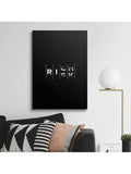 Framed motivational wall art preview for business workspace and living room decor