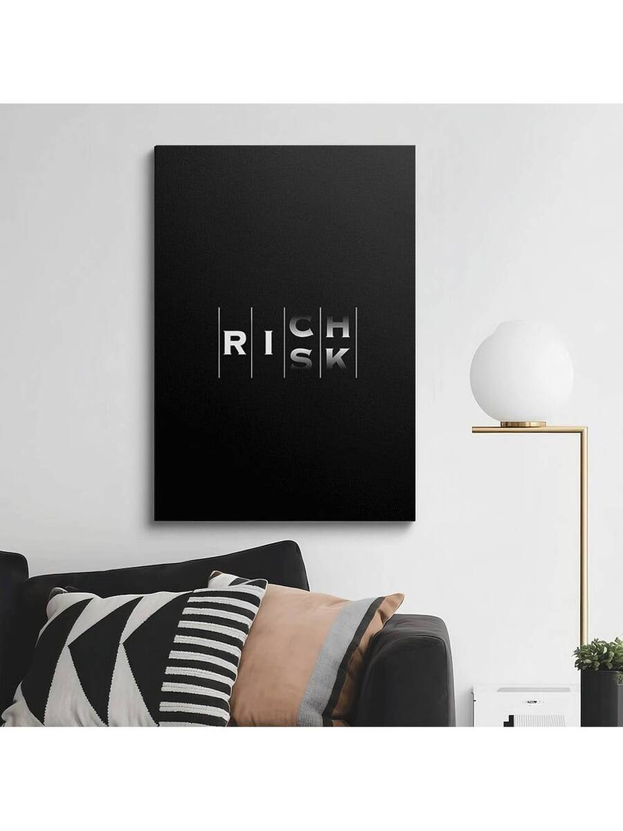 Framed motivational wall art preview for business workspace and living room decor