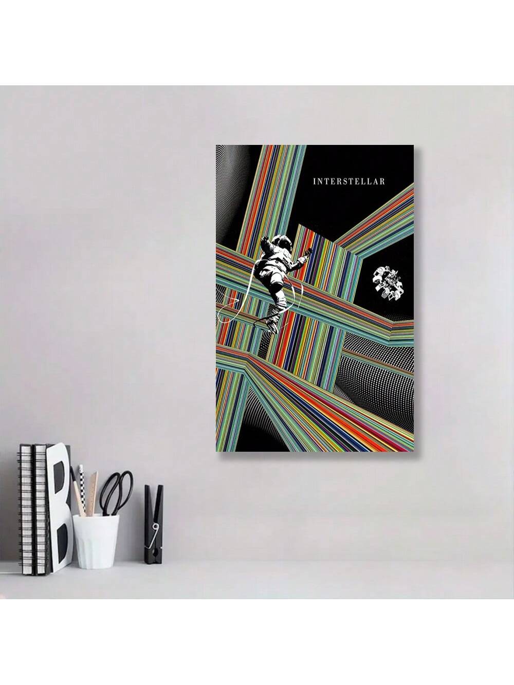 Elevate your living space with the Interstellar Movie Canvas Poster, featuring vibrant, high-quality artwork inspired by the iconic film. This durable canvas print adds a sophisticated touch to modern interiors, perfect for movie enthusiasts and art lovers alike. Its rich colors and crisp details bring depth and intrigue, creating a focal point that sparks conversation while celebrating the spirit of exploration and cinematic innovation.