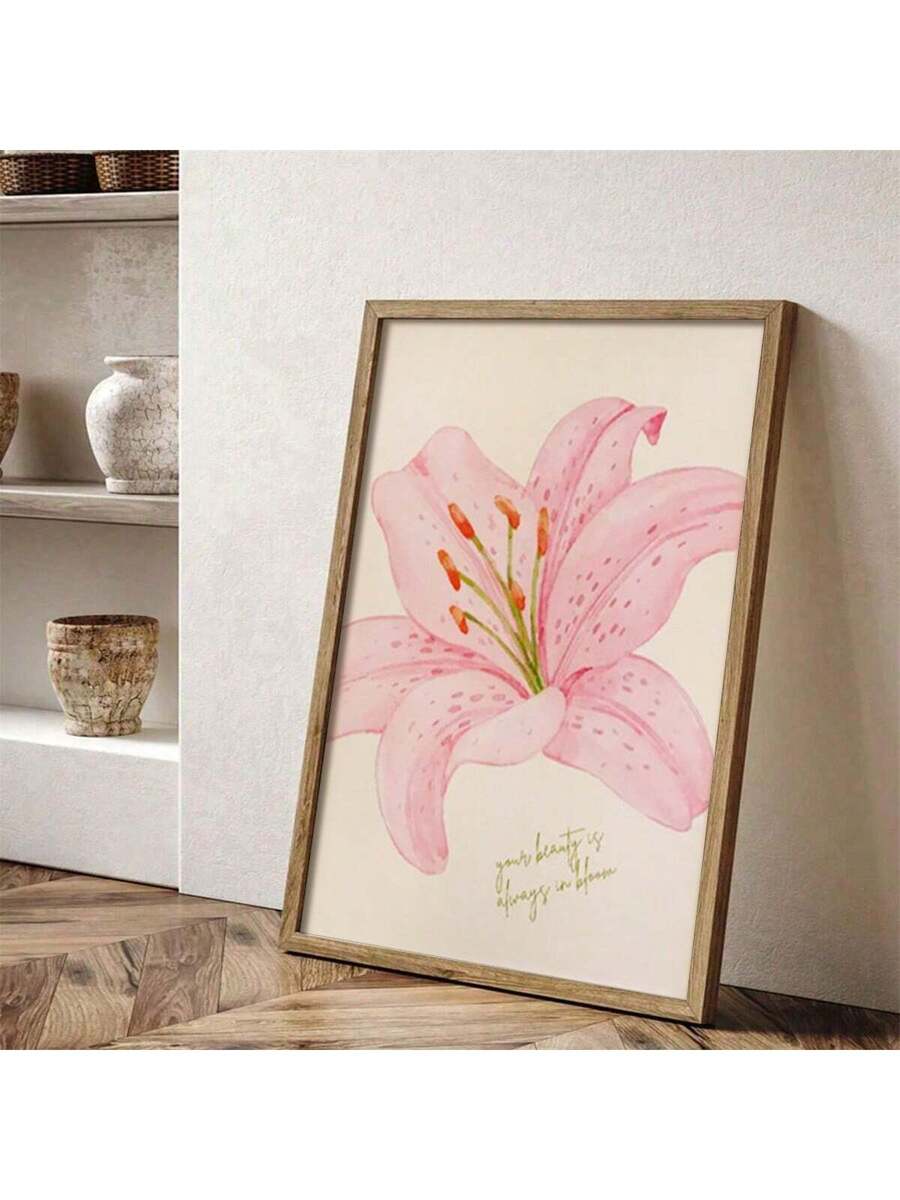 pink lily wall art product image 11