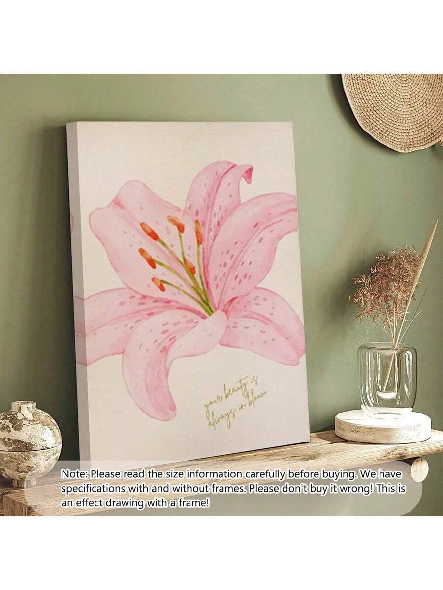 pink lily wall art product image 9