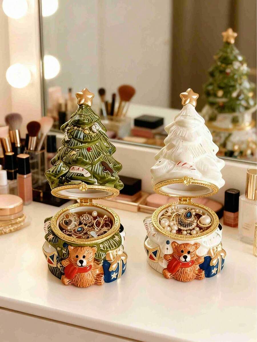 Transform your holiday spaces with this elegant Christmas tree candle holder, expertly designed to infuse warmth and festive charm into any room. Featuring a classic tree silhouette, this piece serves as both a functional accent and decorative statement that captures the essence of seasonal celebration.