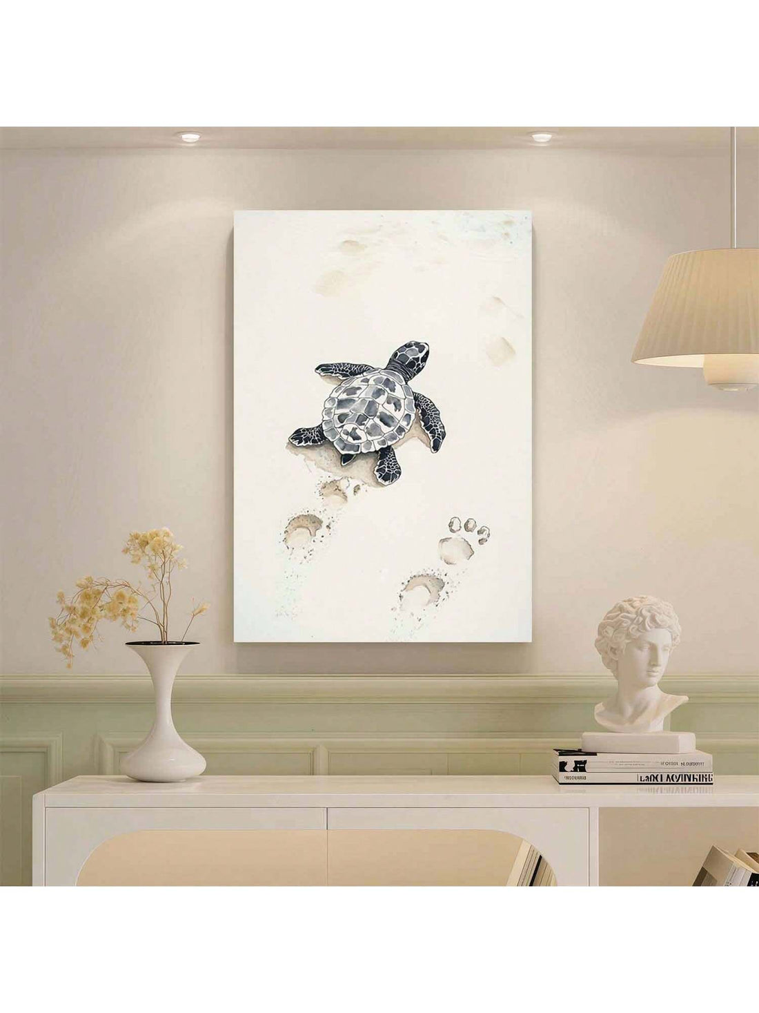Elevate your interior design with this sophisticated turtle canvas art print, a timeless piece that brings natural elegance to any space. Rendered in classic style, this framed wall poster captures the serene beauty of these remarkable creatures with refined artistic detail.