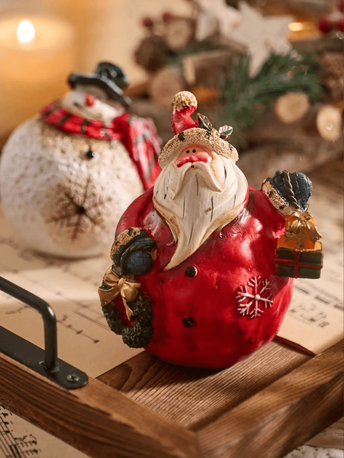Bring timeless holiday charm to your home with this delightful vintage Santa Claus figurine. Expertly crafted to capture the nostalgic spirit of classic Christmas traditions, this decorative piece features authentic period details that evoke warmth and festive joy. Whether displayed on a mantelpiece, shelf, or as part of a curated holiday collection, this Santa figurine serves as a sophisticated accent that complements traditional and eclectic décor styles alike. An ideal choice for collectors and those see