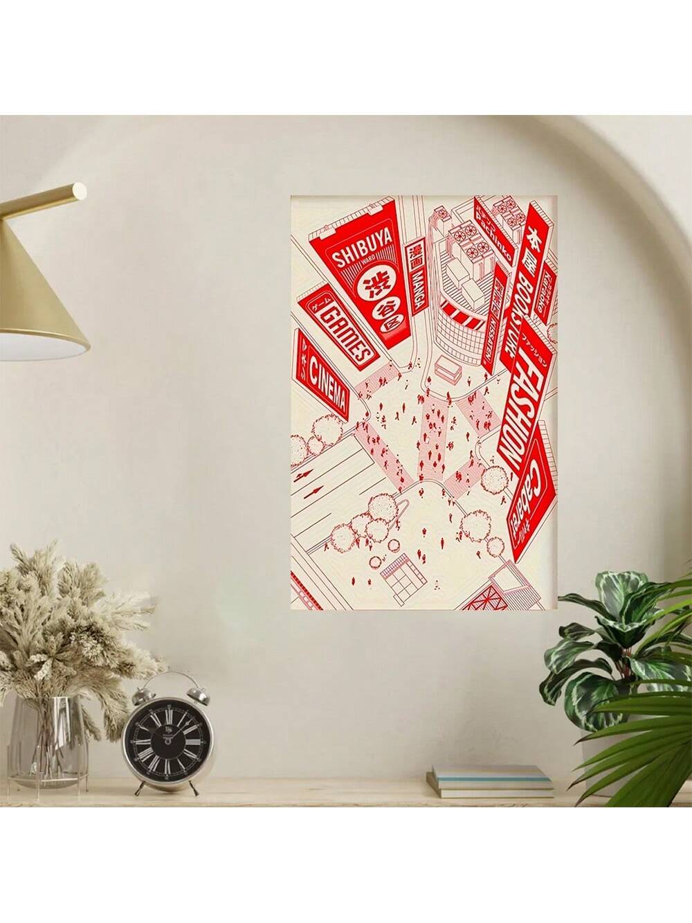 The Framed Tokyo Street Map Canvas Art offers a sleek and precise depiction of Tokyo’s cityscape, combining contemporary design with functional decor. Perfect for modern interiors, this artwork highlights intricate street details on a high-quality canvas, enhancing any room with an urban, cosmopolitan vibe. Its durable frame ensures lasting elegance, making it an ideal choice for bringing a sophisticated metropolitan touch to your home or office space.