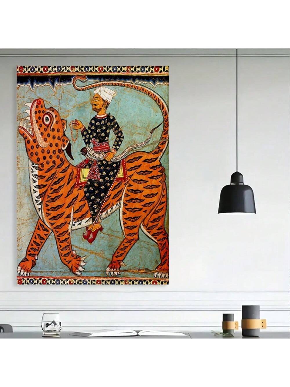 Elevate your space with the Majestic Spiritual Tiger Warrior Art Deco Poster, a striking blend of mythology and meditation symbolism. This expertly designed wall decor captures the power and grace of the tiger warrior, inspiring strength, courage, and calm introspection. Perfect for home or meditation areas, its art deco style adds a sophisticated, timeless touch to any room. Crafted to inspire both inner focus and bold energy, this poster is an ideal piece for those seeking motivation and spiritual connect