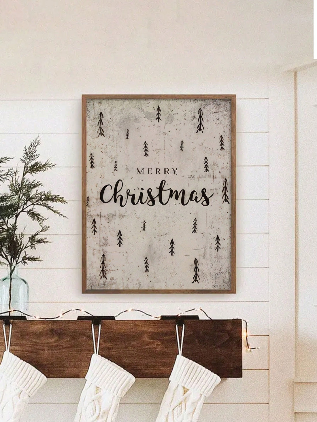 Bring nostalgic holiday charm into your home with this vintage-inspired Christmas tree canvas wall art print. Featuring classic seasonal aesthetics, this unframed piece complements any décor style while adding warmth to living rooms, bedrooms, and hallways. The timeless design celebrates traditional holiday spirit without overwhelming modern interiors. Perfect for those seeking authentic vintage appeal, this canvas print transforms blank walls into festive focal points. Display it solo for subtle elegance o