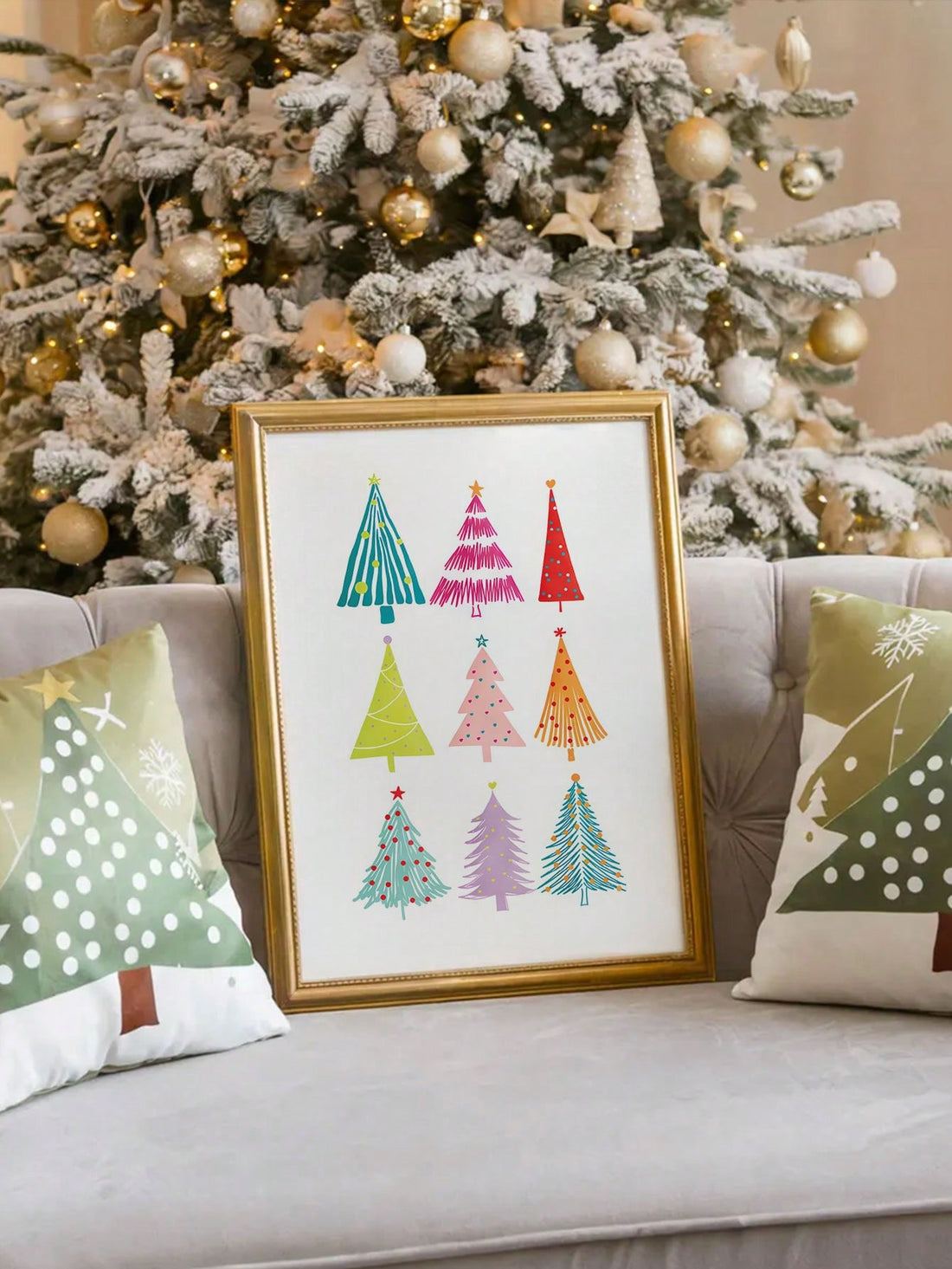 Bring timeless holiday charm into your home with this vintage-inspired Christmas canvas wall art. Featuring a beautifully rendered holiday tree design, this print captures the nostalgic warmth of classic seasonal décor. The versatile artwork complements any interior style, making it an ideal choice for living rooms, bedrooms, and hallways. High-quality canvas construction ensures durability and longevity, while the muted, sophisticated color palette works seamlessly with both traditional and contemporary fu