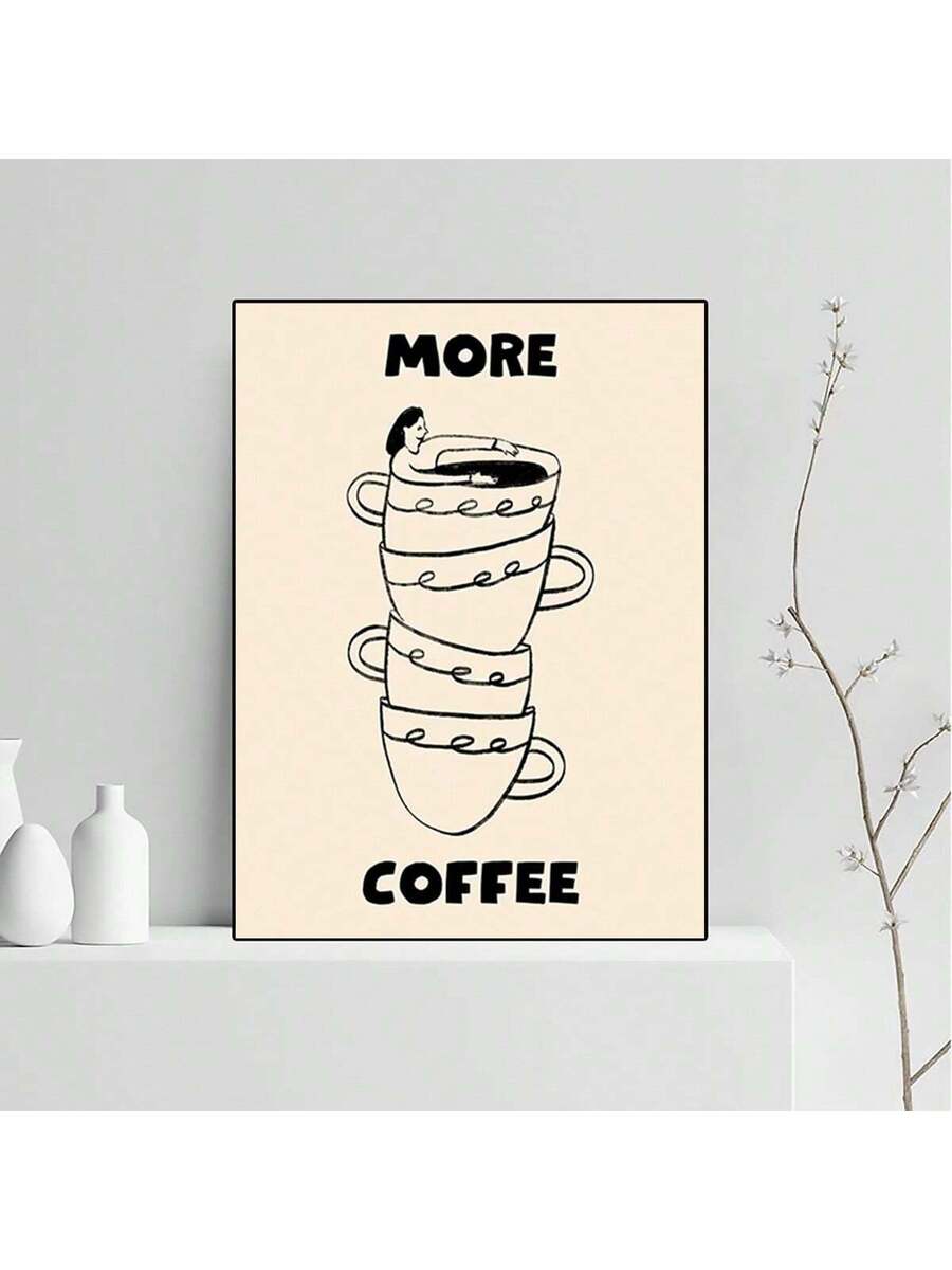 Coffee Diver Canvas Art Print Elevate your space with this striking canvas art print that celebrates the art of coffee appreciation. 