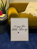 Minimalist Inspirational Quote & Motivational Affirmation Canvas Poster