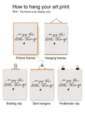 Minimalist Inspirational Quote & Motivational Affirmation Canvas Poster
