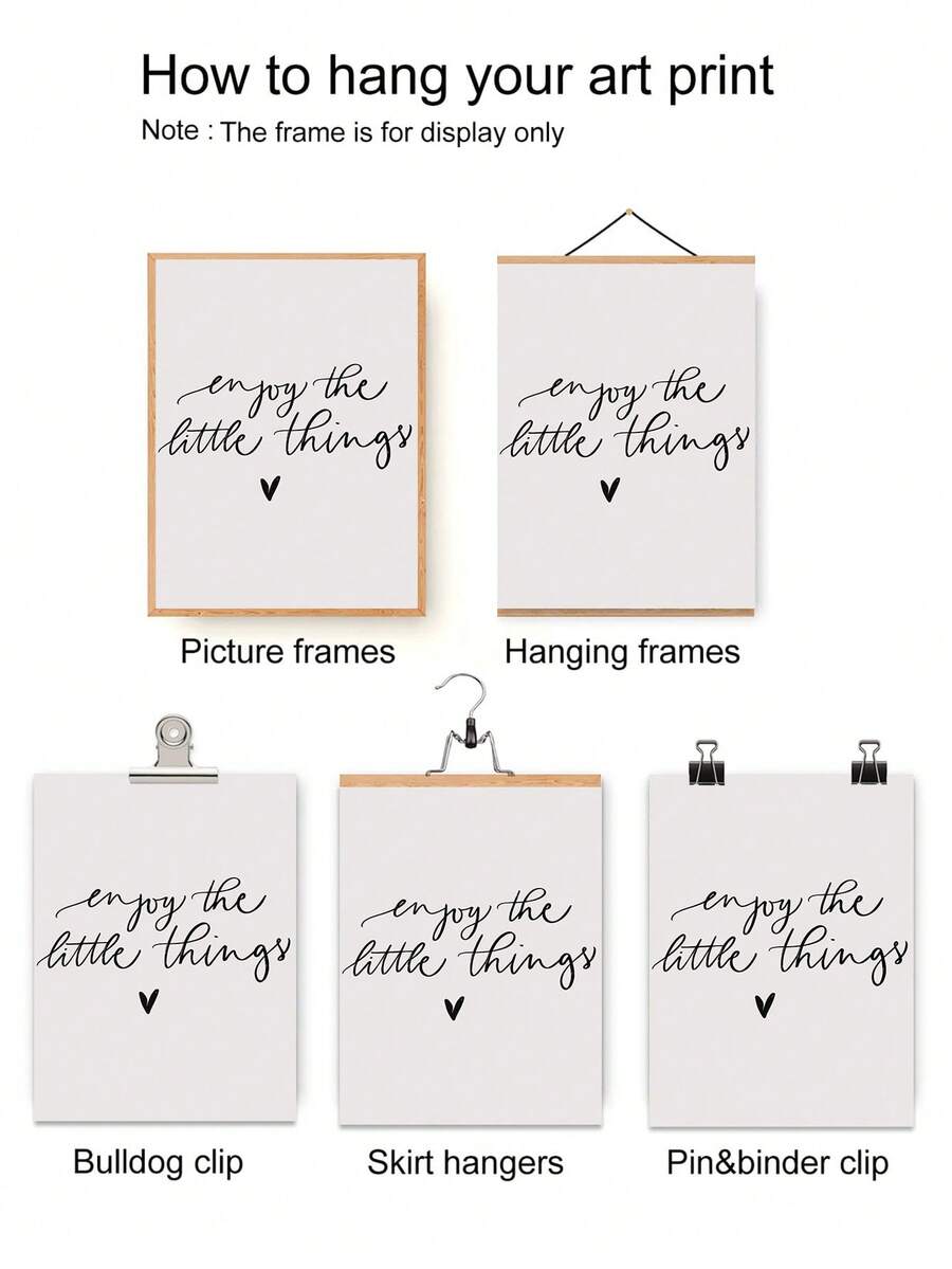 Minimalist Inspirational Quote & Motivational Affirmation Canvas Poster