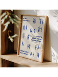 Framed version of modern love wall art for stylish interior decoration