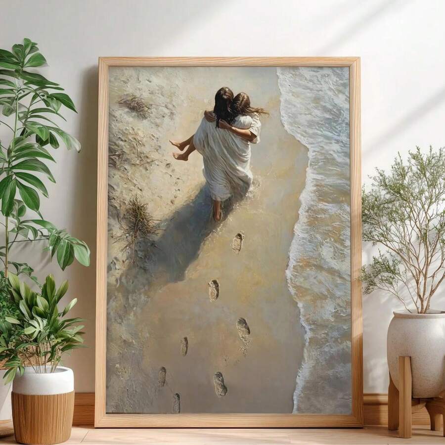 Bring spiritual inspiration into your home with this striking Modern Jesus Christ Portrait Painting. Rendered in rich multicolor tones, this contemporary figure artwork combines faith-centered imagery with modern aesthetic appeal. Crafted on premium canvas, it's available as both a framed picture and unframed painting to suit your space and style preferences.&nbsp;